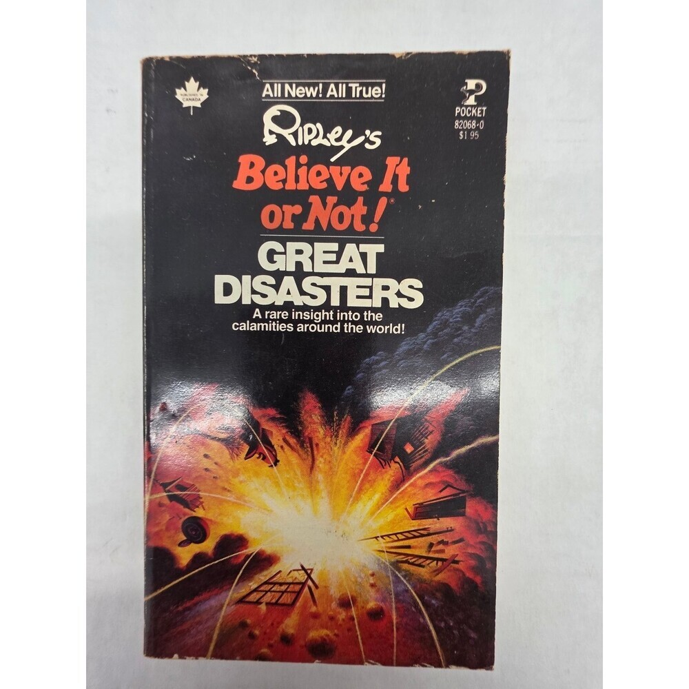 Ripley's Believe It or Not! GREAT DISASTERS 1979 First Printing Pocket Books